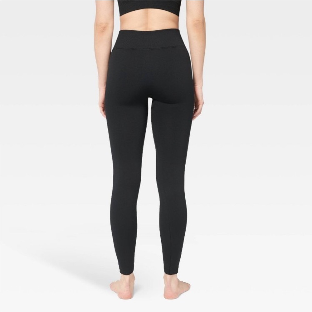 Black Victoria Velvet Leggings - Picture 3 of 5